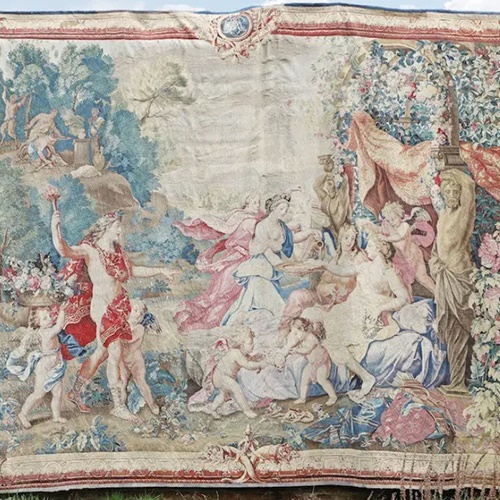 18th C. Gobelins tapestry of Marriage of Cupid and Psyche scheduled for March 20 sale in UK